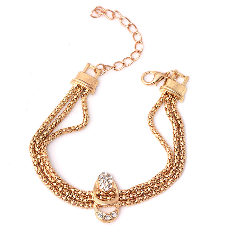 Vintage Rhinestone Jewelry Set – Necklace, Earrings, Ring & Bracelet