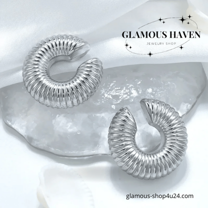 Chunky Gold Ear Cuff Jewelry