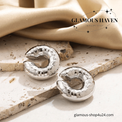 Chunky Gold Ear Cuff Jewelry