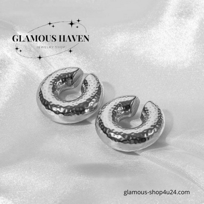 Chunky Gold Ear Cuff Jewelry