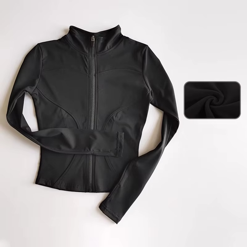 Outdoor Sports Long-Sleeved Women’s Slim Yoga Jacket