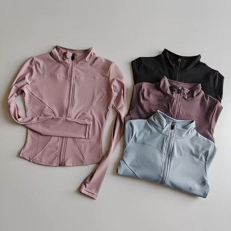 Outdoor Sports Long-Sleeved Women’s Slim Yoga Jacket